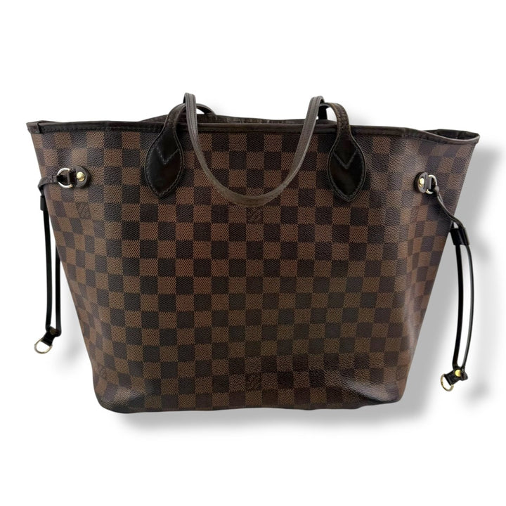 Louis Vuitton Brown Damier Neverfull MM Handbag - Lux Central