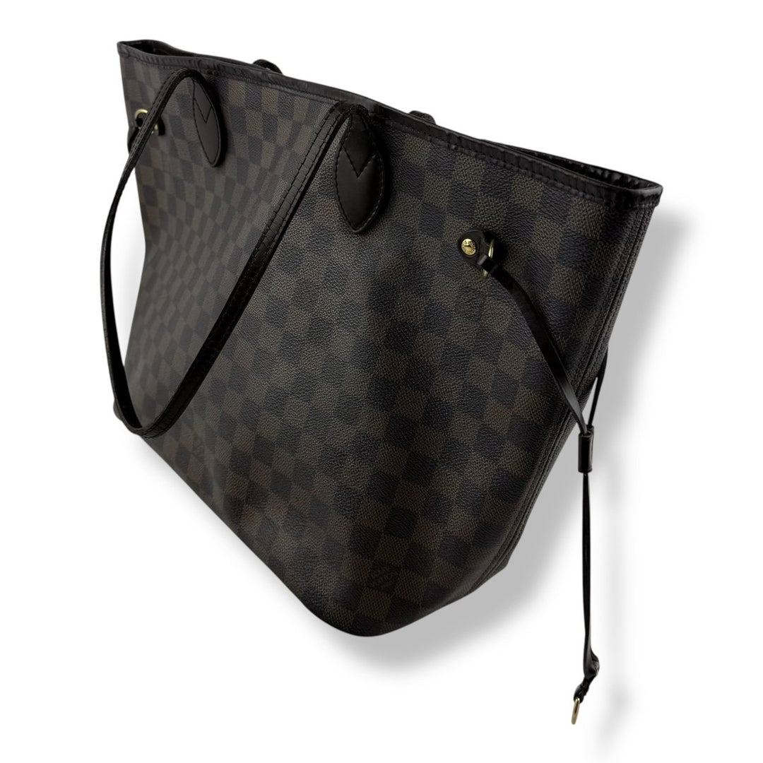 Louis Vuitton Brown Damier Neverfull MM Handbag - Lux Central