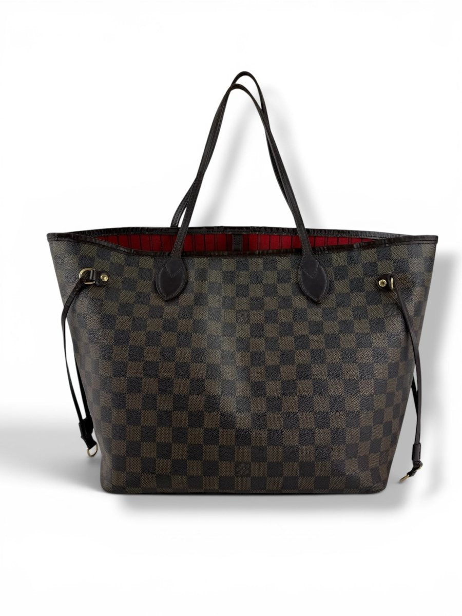 Louis Vuitton Brown Damier Neverfull MM Handbag - Lux Central