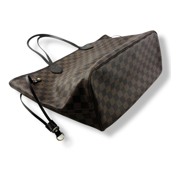 Louis Vuitton Brown Damier Neverfull MM Handbag - Lux Central