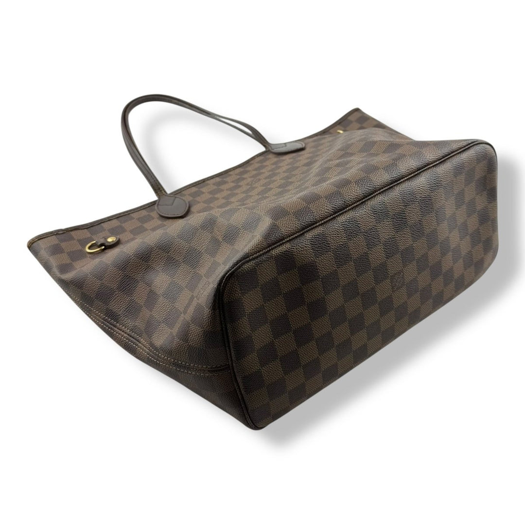 Louis Vuitton Brown Damier Neverfull MM Handbag - Lux Central