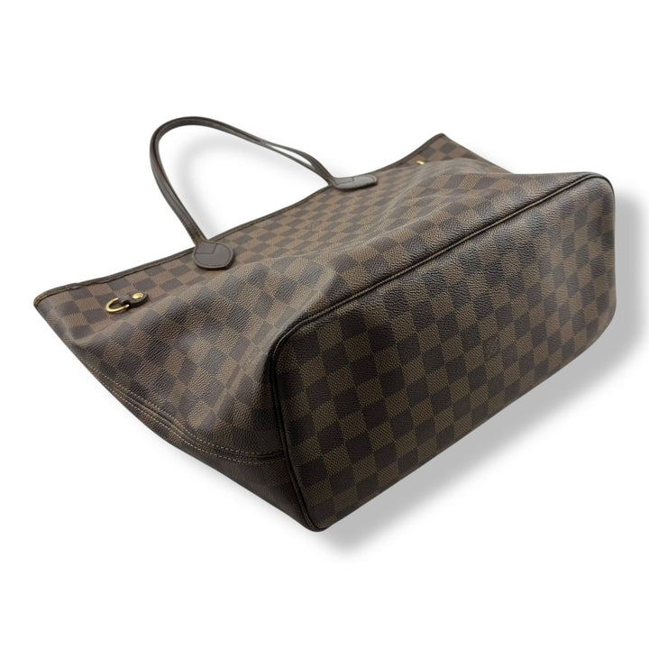 Louis Vuitton Brown Damier Neverfull MM Handbag - Lux Central