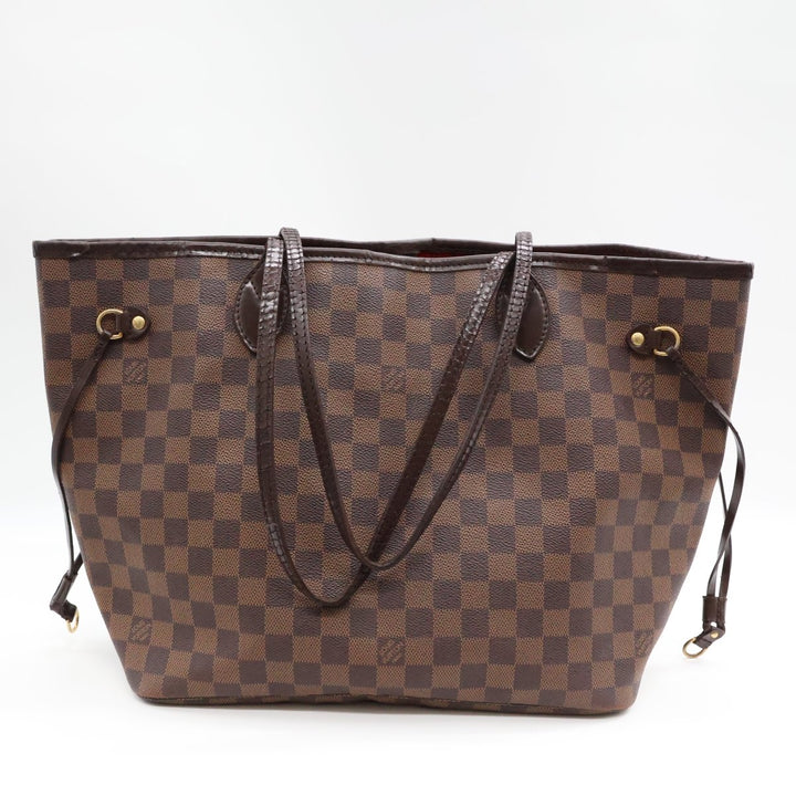 Louis Vuitton Brown Damier Neverfull MM Handbag - Lux Central