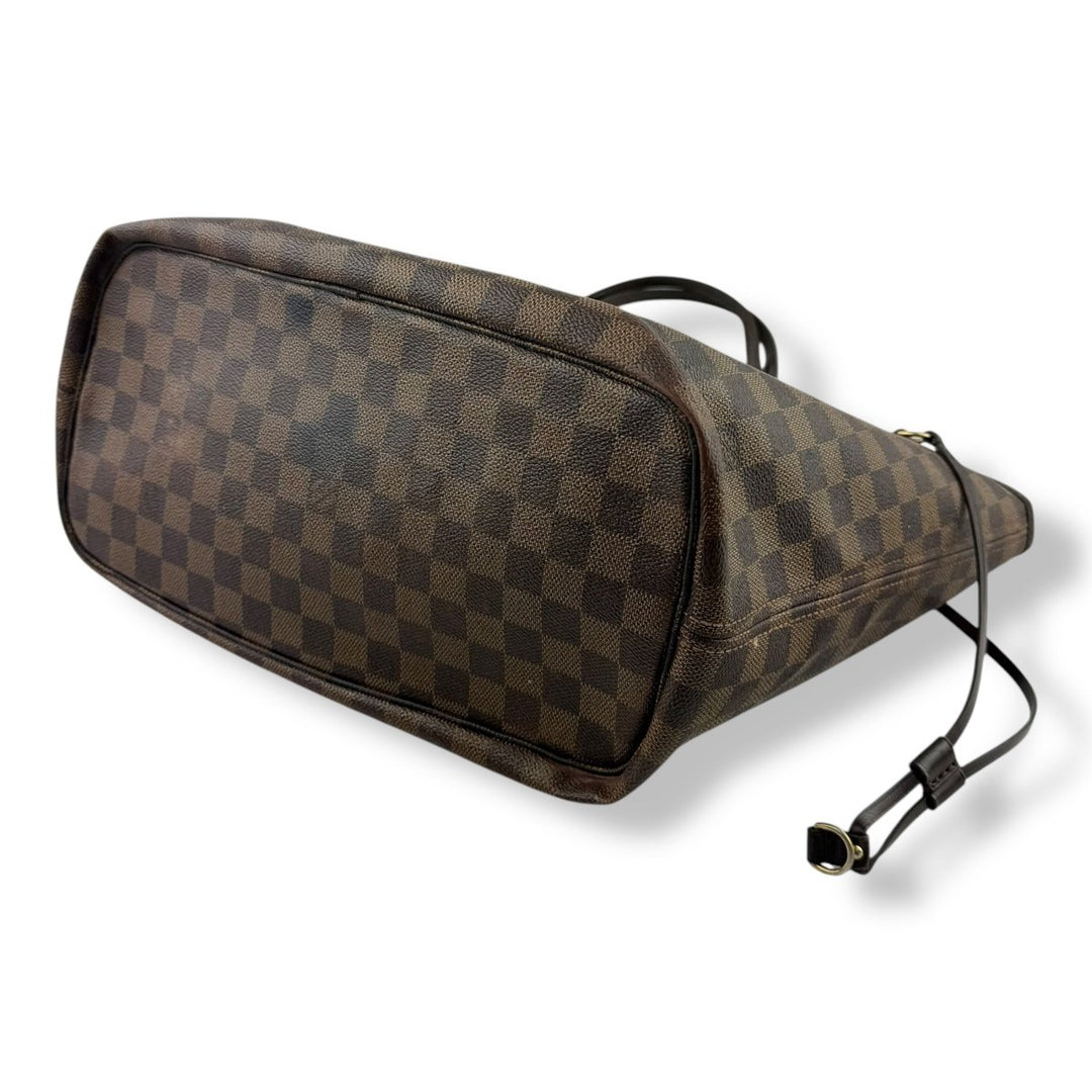 Louis Vuitton Brown Damier Neverfull MM Handbag - Lux Central