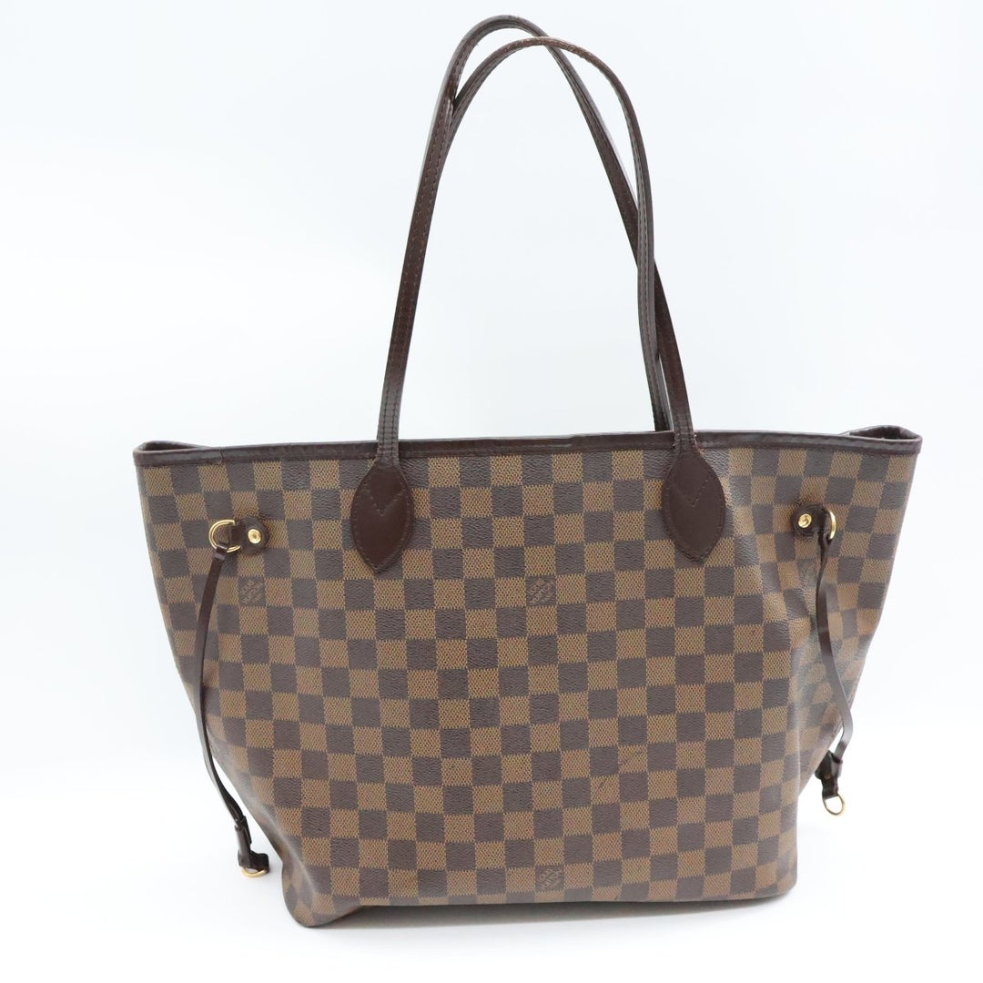 Louis Vuitton Brown Damier Neverfull MM Handbag - Lux Central