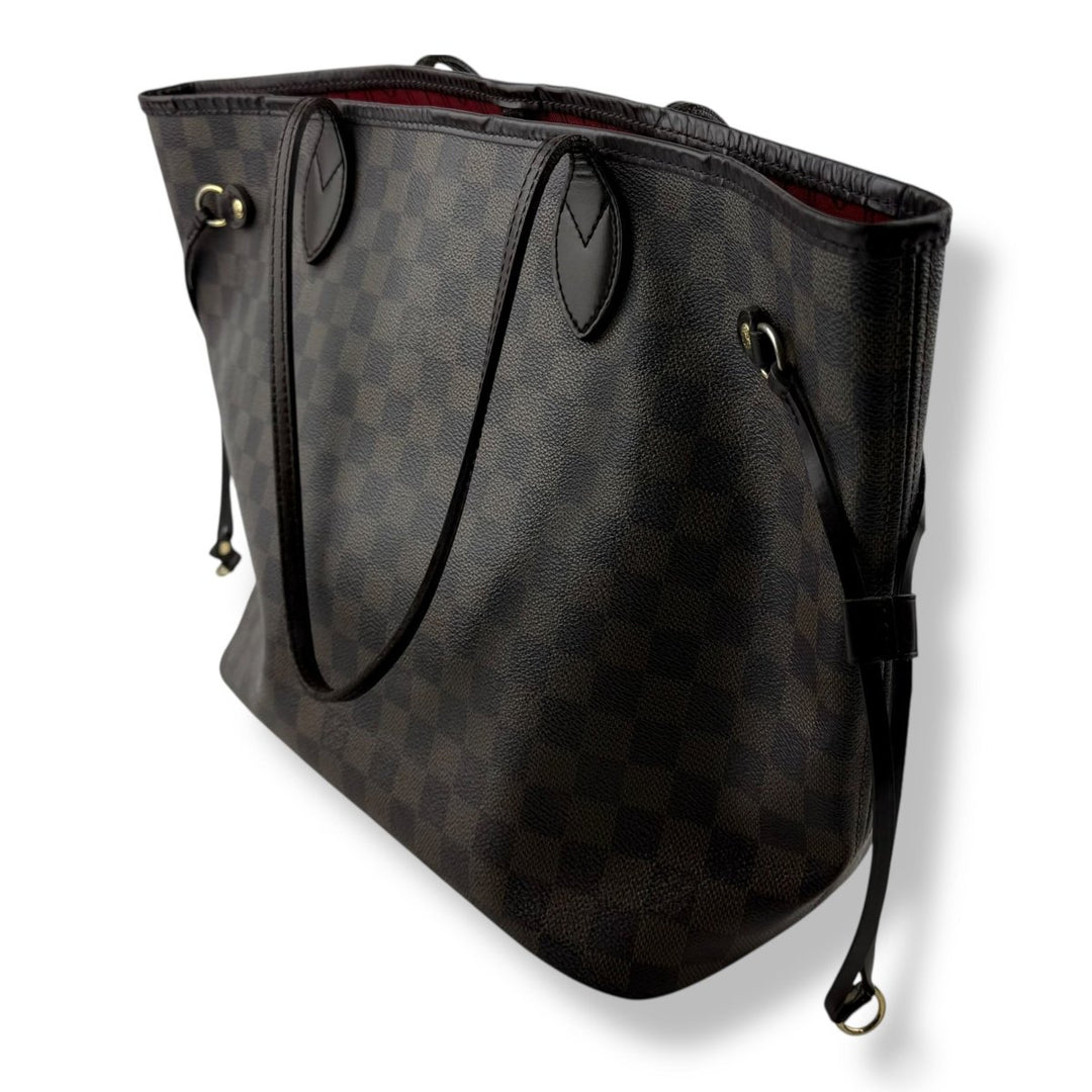 Louis Vuitton Brown Damier Neverfull MM Handbag - Lux Central