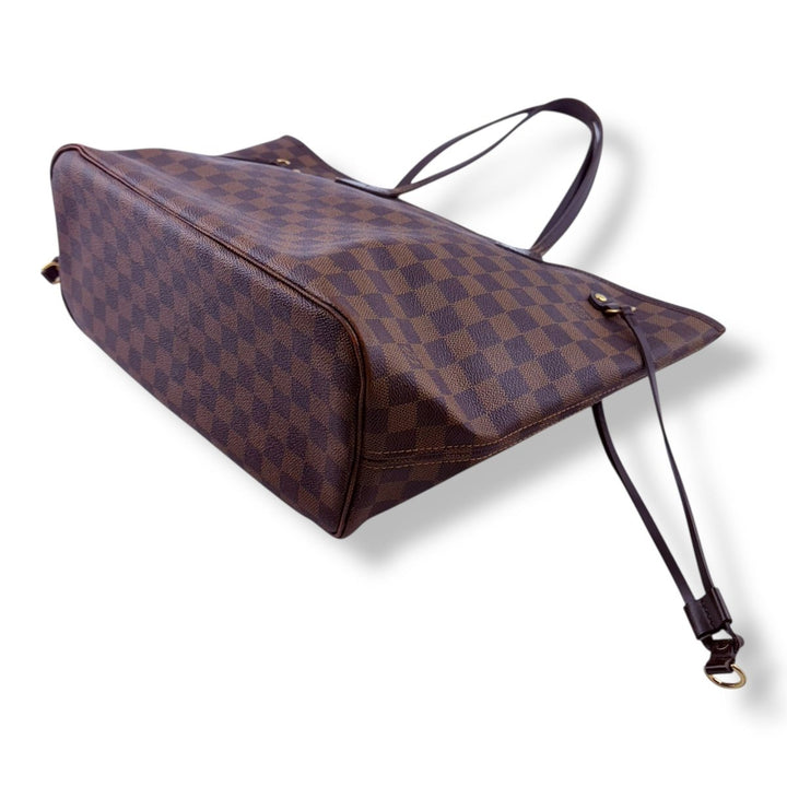Louis Vuitton Brown Damier Neverfull MM Handbag - Lux Central