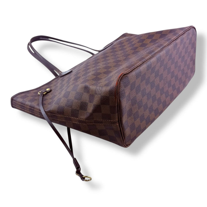 Louis Vuitton Brown Damier Neverfull MM Handbag - Lux Central