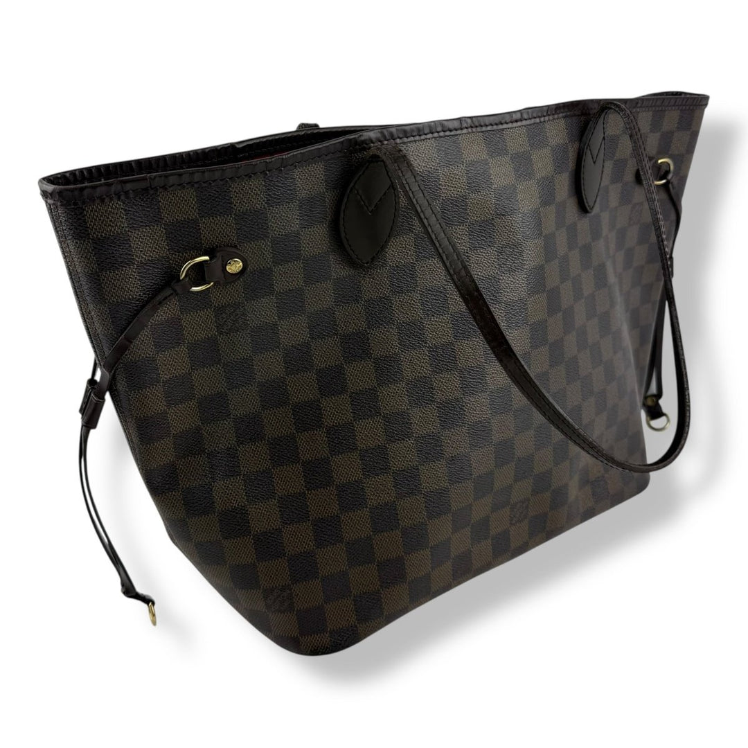Louis Vuitton Brown Damier Neverfull MM Handbag - Lux Central