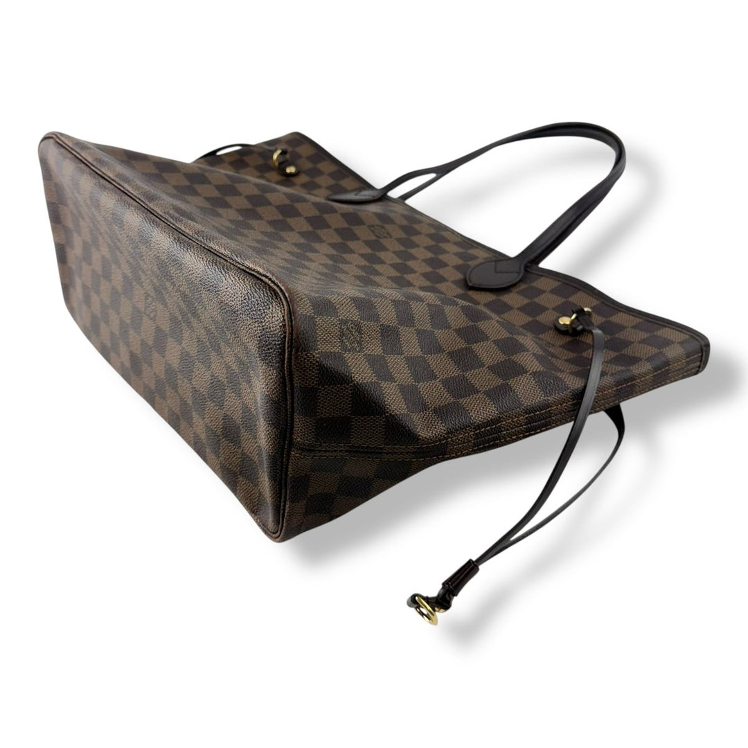 Louis Vuitton Brown Damier Neverfull MM Handbag - Lux Central