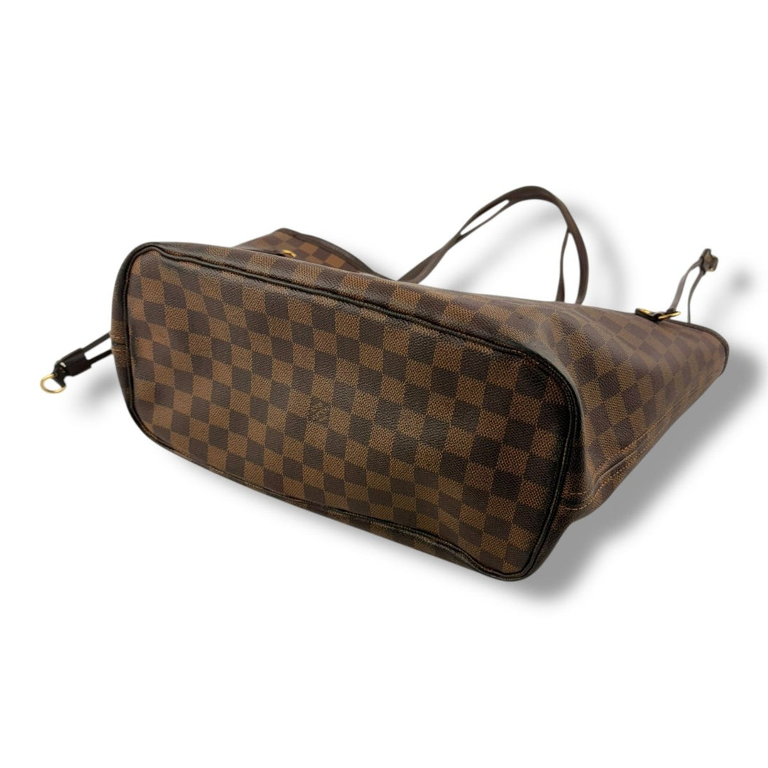 Louis Vuitton Brown Damier Neverfull MM Handbag - Lux Central