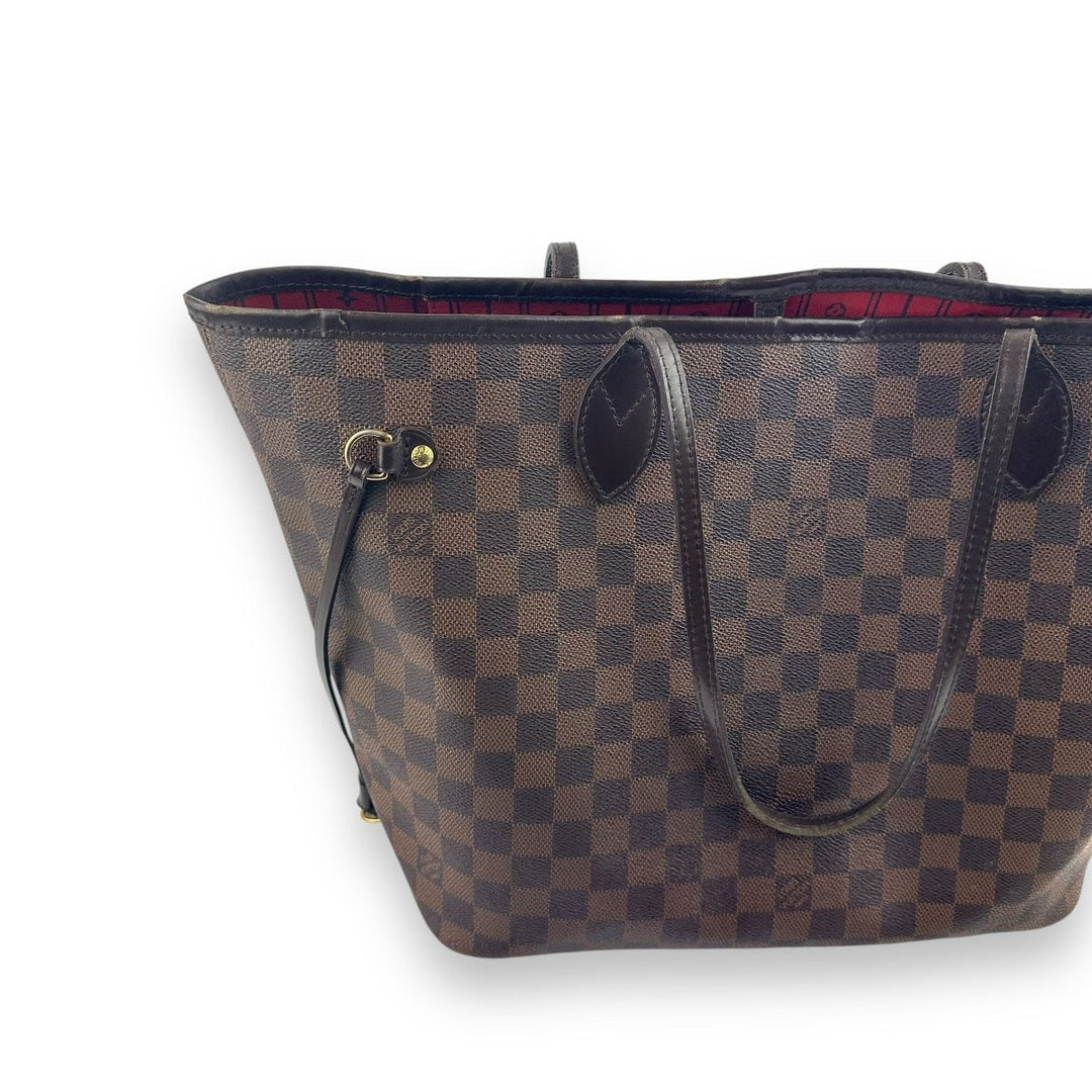 Louis Vuitton Brown Damier Neverfull MM Handbag - Lux Central