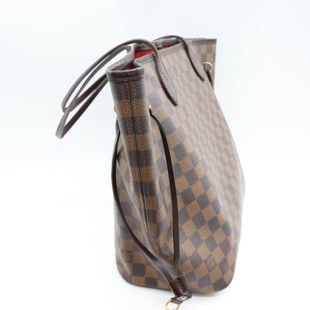 Louis Vuitton Brown Damier Neverfull MM Handbag - Lux Central