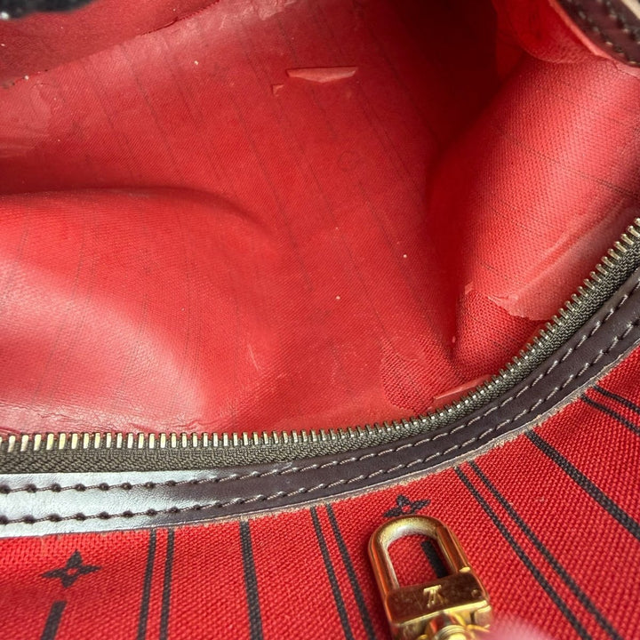 Louis Vuitton Brown Damier Neverfull MM Handbag - Lux Central