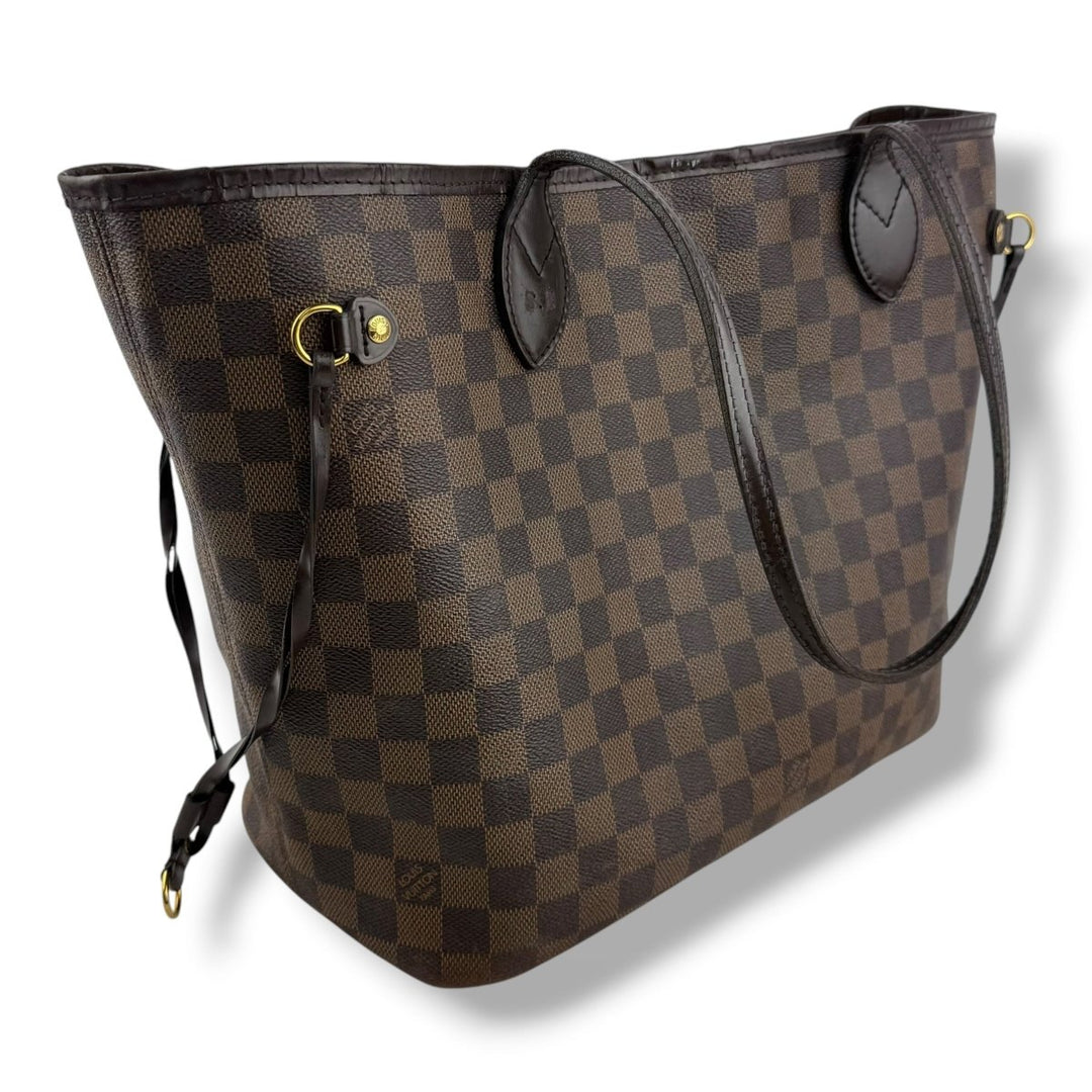 Louis Vuitton Brown Damier Neverfull MM Handbag - Lux Central