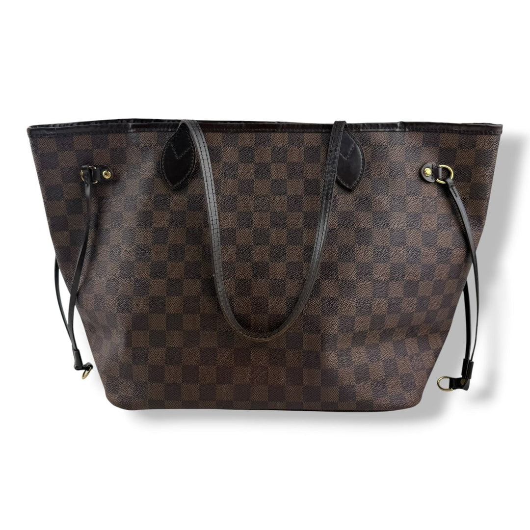 Louis Vuitton Brown Damier Neverfull MM Handbag - Lux Central