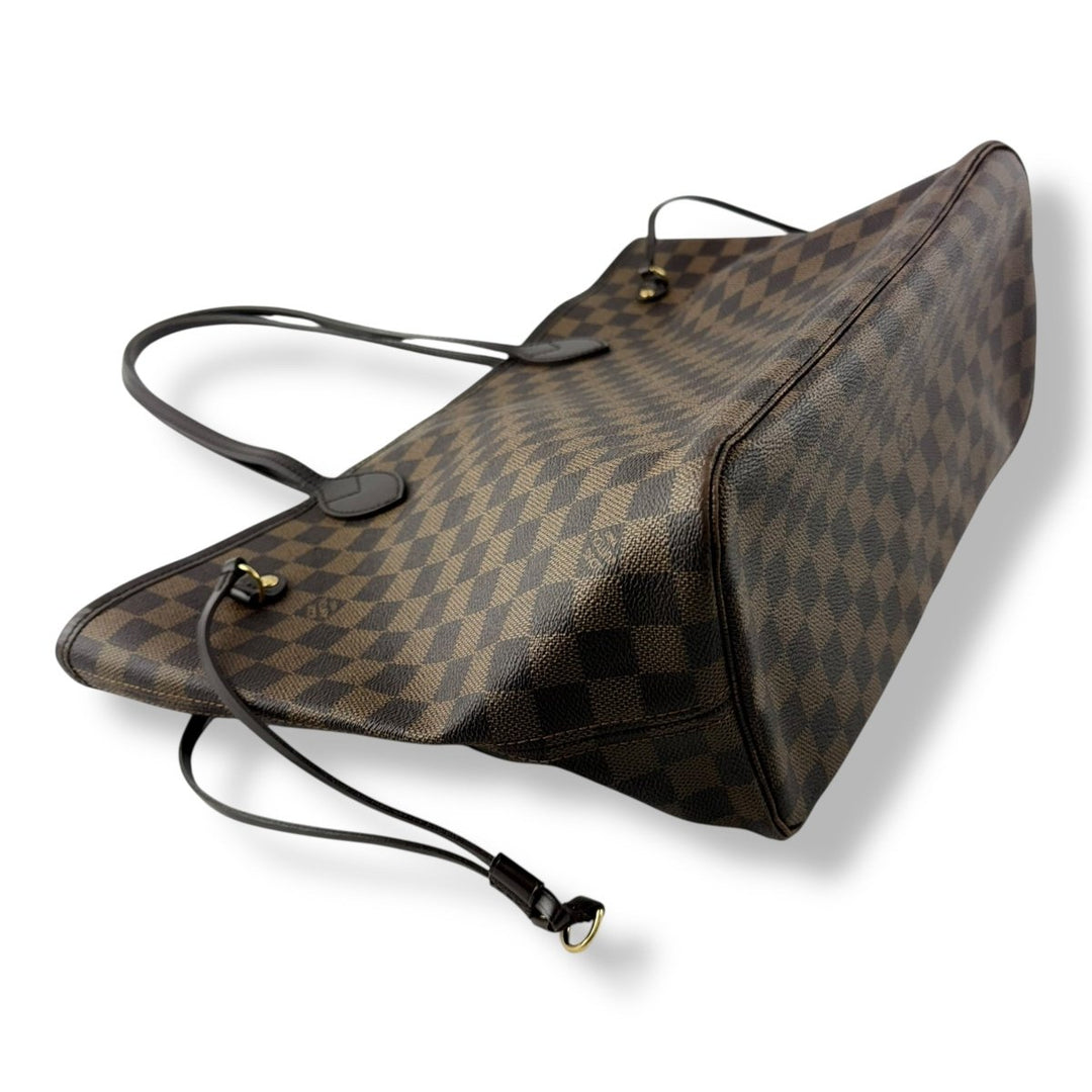 Louis Vuitton Brown Damier Neverfull MM Handbag - Lux Central