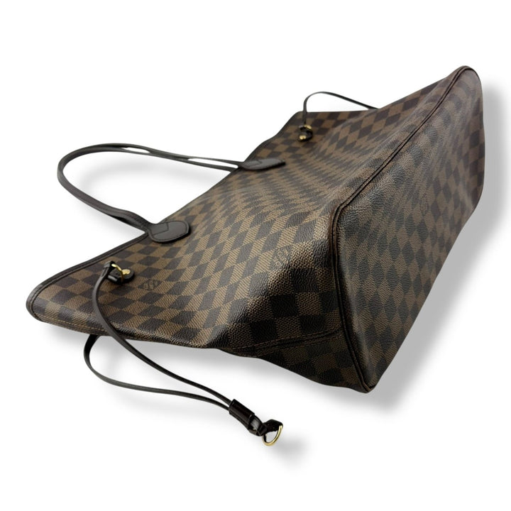Louis Vuitton Brown Damier Neverfull MM Handbag - Lux Central