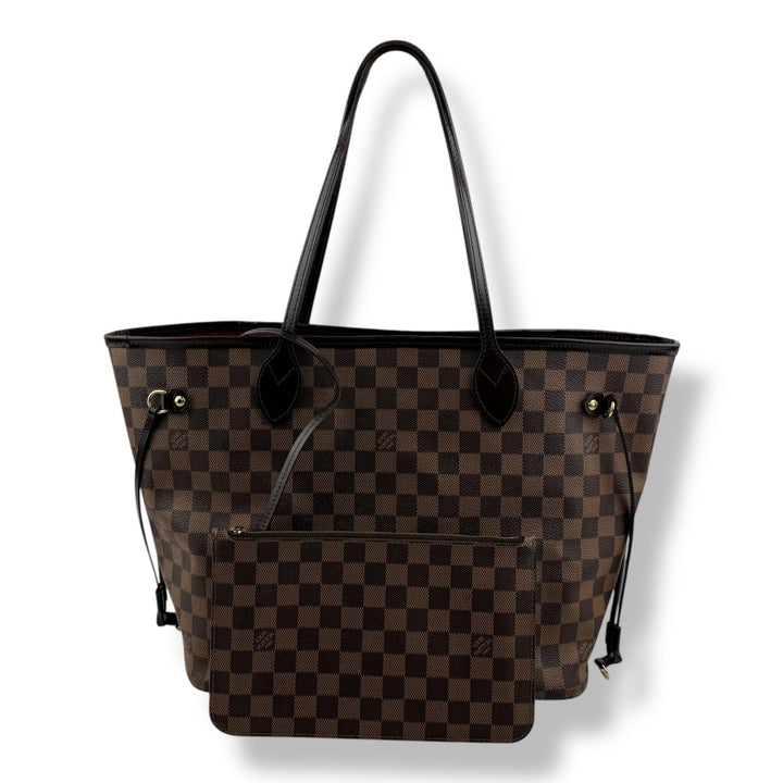 Louis Vuitton Brown Damier Neverfull MM Handbag - Lux Central