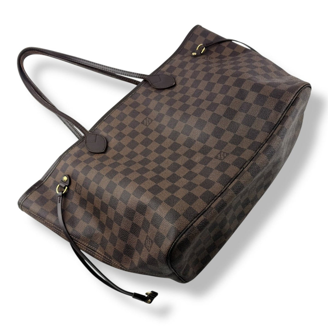 Louis Vuitton Brown Damier Neverfull MM Handbag - Lux Central