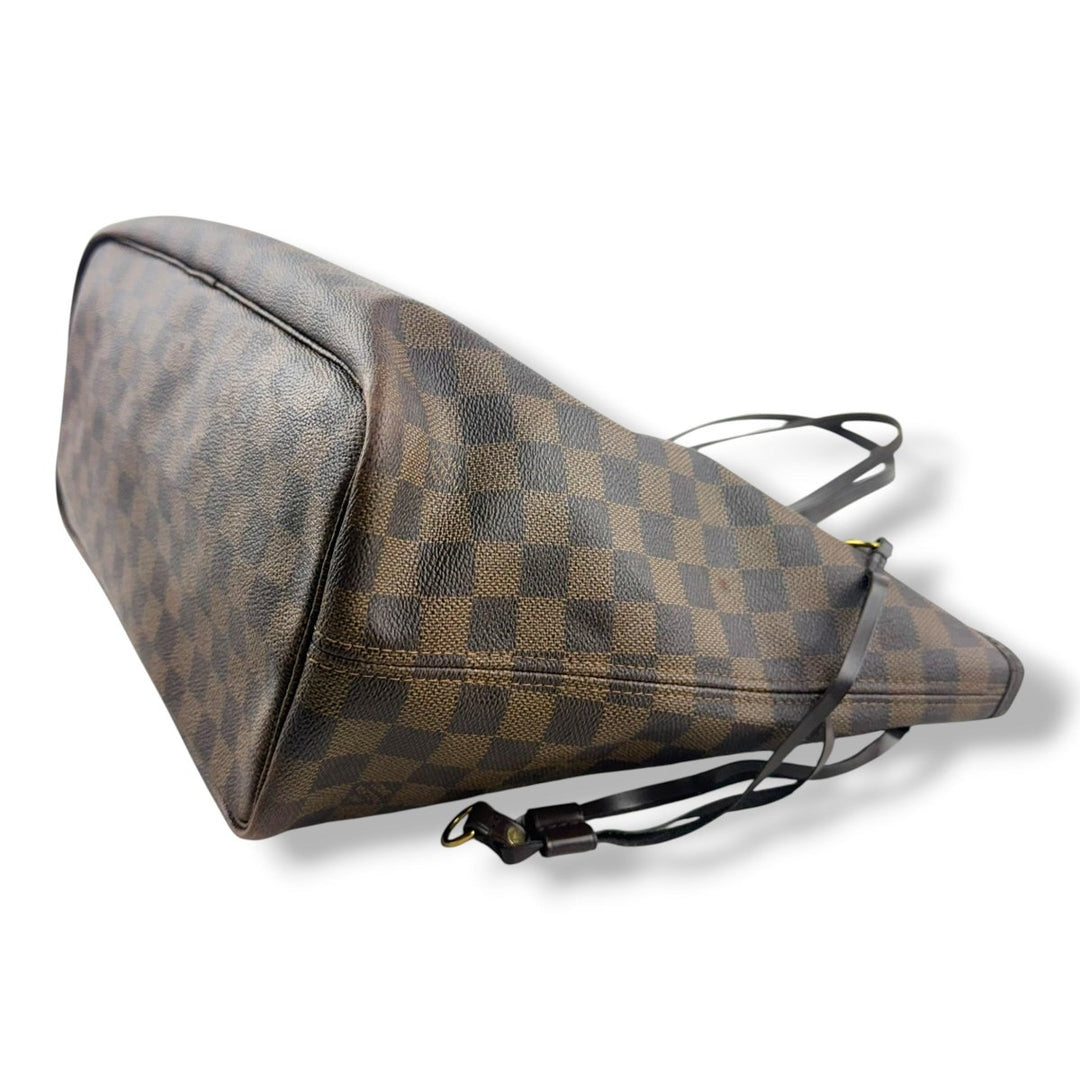 Louis Vuitton Brown Damier Neverfull MM Handbag - Lux Central