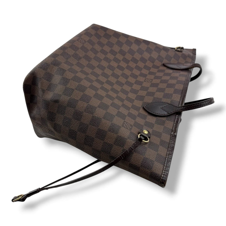 Louis Vuitton Brown Damier Neverfull MM Handbag - Lux Central