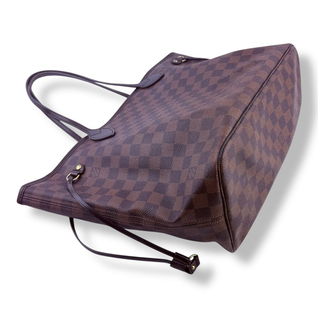 Louis Vuitton Brown Damier Neverfull MM Handbag - Lux Central