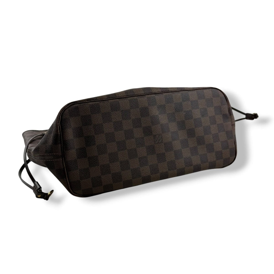 Louis Vuitton Brown Damier Neverfull MM Handbag - Lux Central