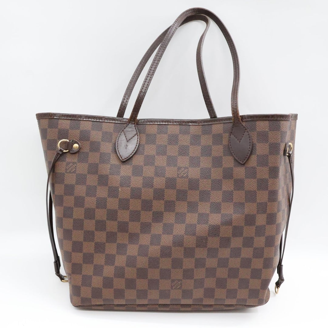 Louis Vuitton Brown Damier Neverfull MM Handbag - Lux Central