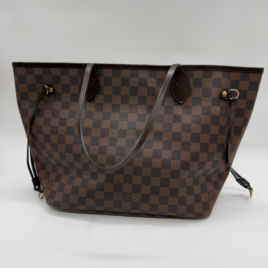 Louis Vuitton Brown Damier Neverfull MM Handbag - Lux Central