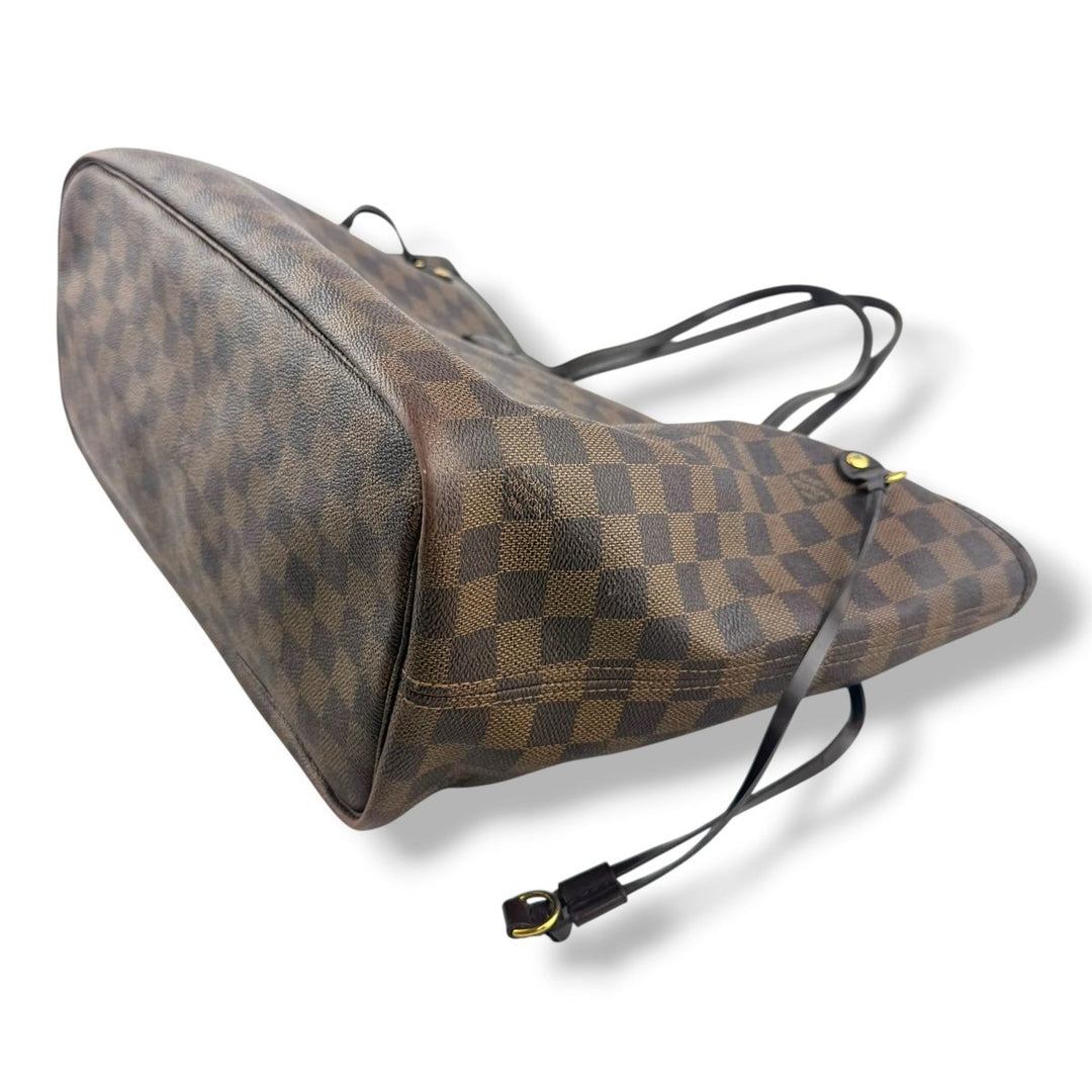 Louis Vuitton Brown Damier Neverfull MM Handbag - Lux Central