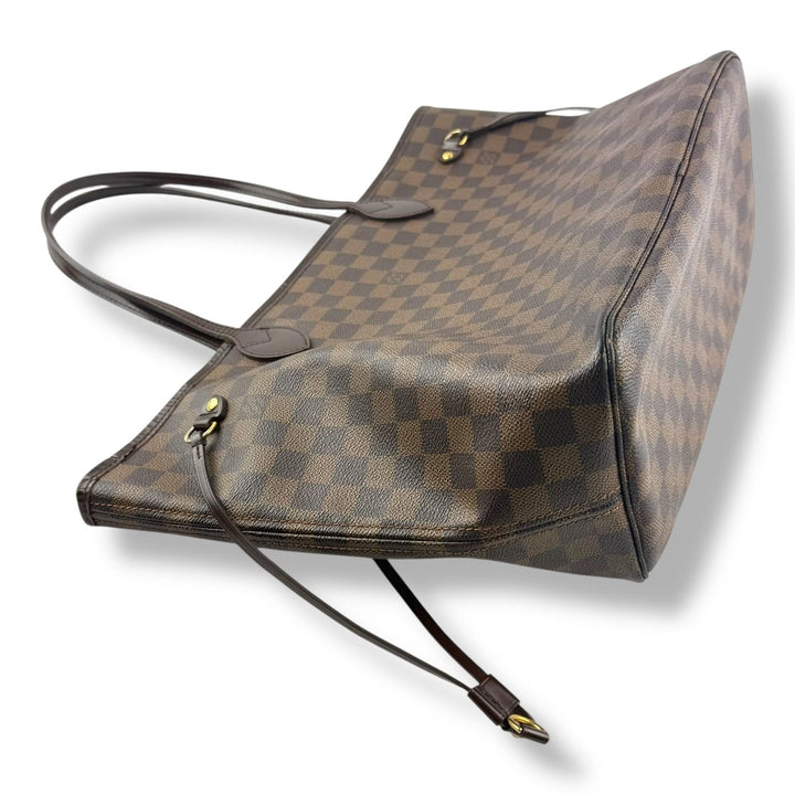 Louis Vuitton Brown Damier Neverfull MM Handbag - Lux Central