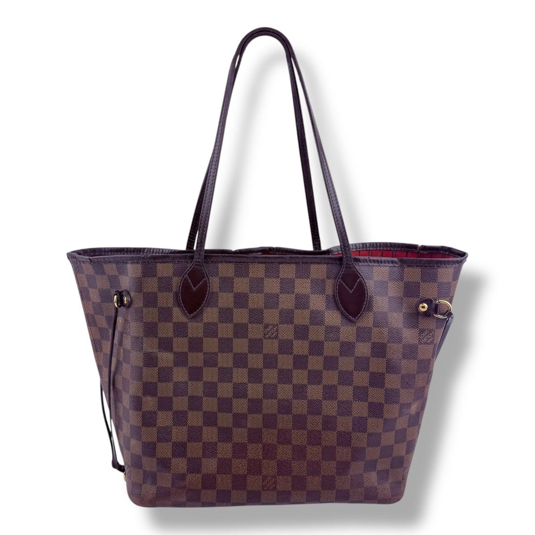 Louis Vuitton Brown Damier Neverfull MM Handbag - Lux Central
