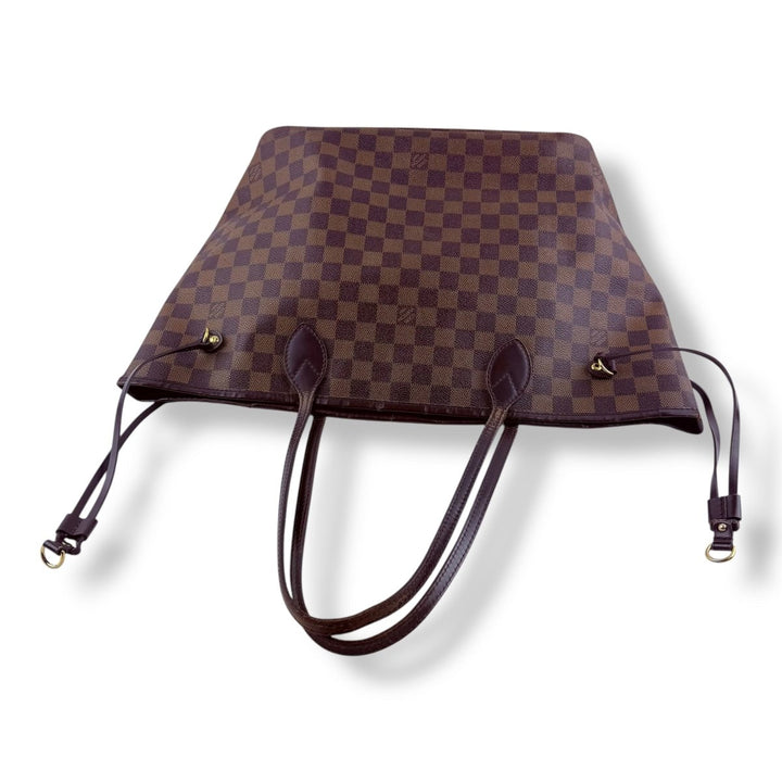 Louis Vuitton Brown Damier Neverfull MM Handbag - Lux Central