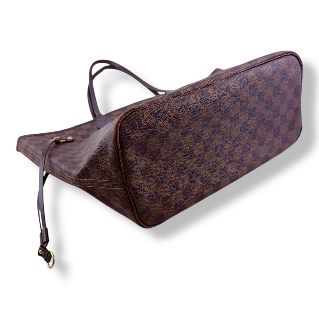 Louis Vuitton Brown Damier Neverfull MM Handbag - Lux Central