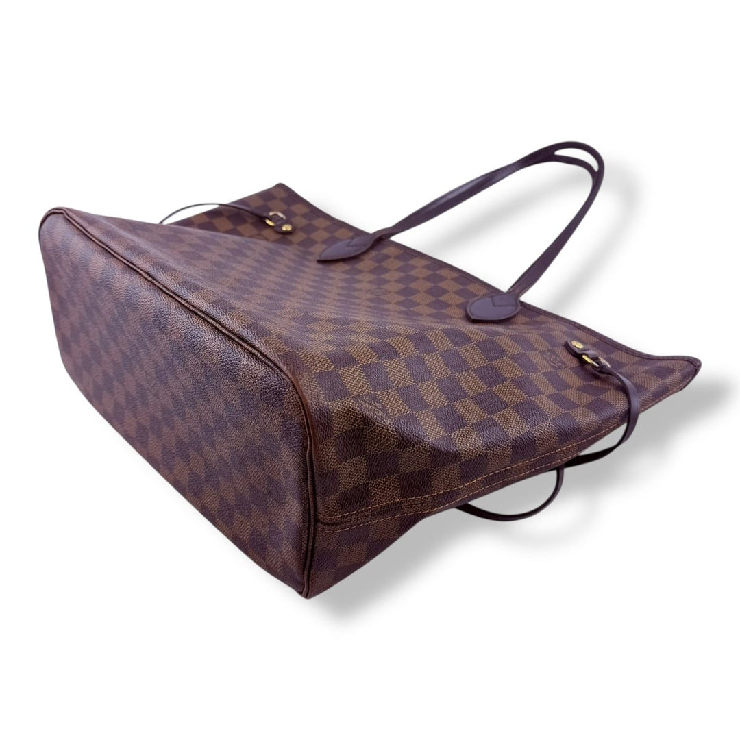 Louis Vuitton Brown Damier Neverfull MM Handbag - Lux Central