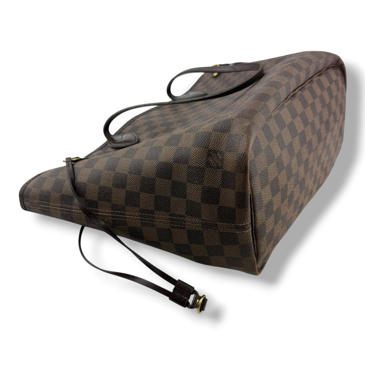 Louis Vuitton Brown Damier Neverfull MM Handbag - Lux Central