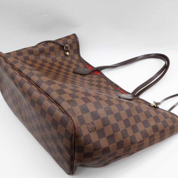 Louis Vuitton Brown Damier Neverfull MM Handbag - Lux Central