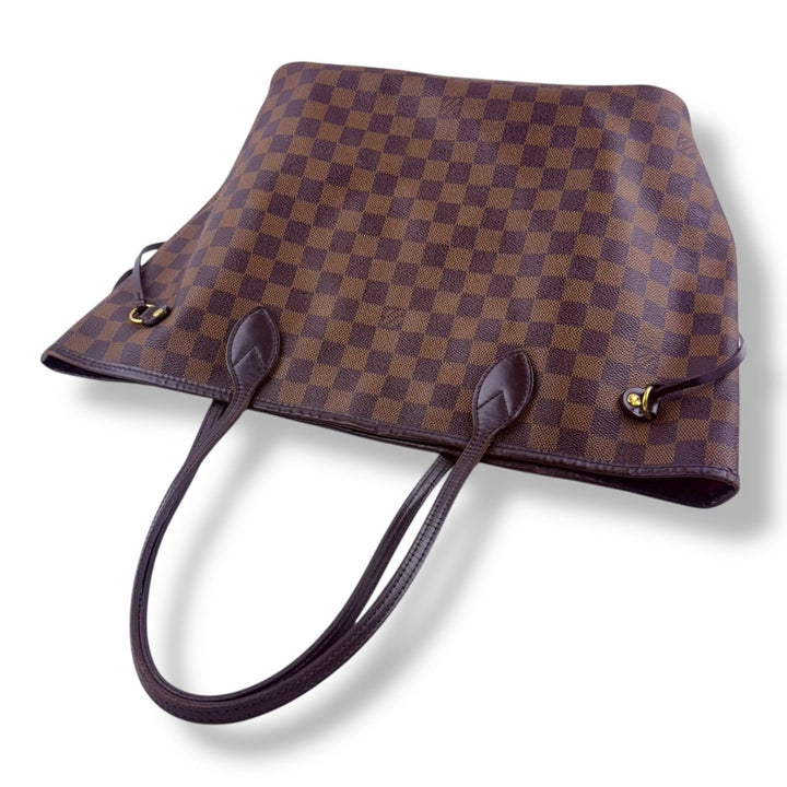 Louis Vuitton Brown Damier Neverfull MM Handbag - Lux Central