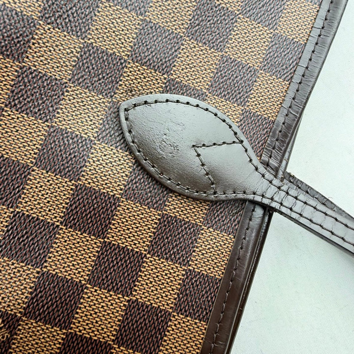 Louis Vuitton Brown Damier Neverfull MM Handbag - Lux Central