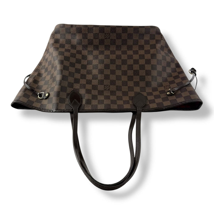Louis Vuitton Brown Damier Neverfull MM Handbag - Lux Central