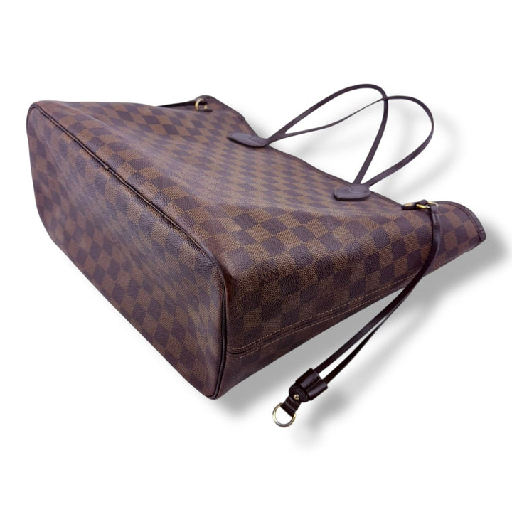 Louis Vuitton Brown Damier Neverfull MM Handbag - Lux Central