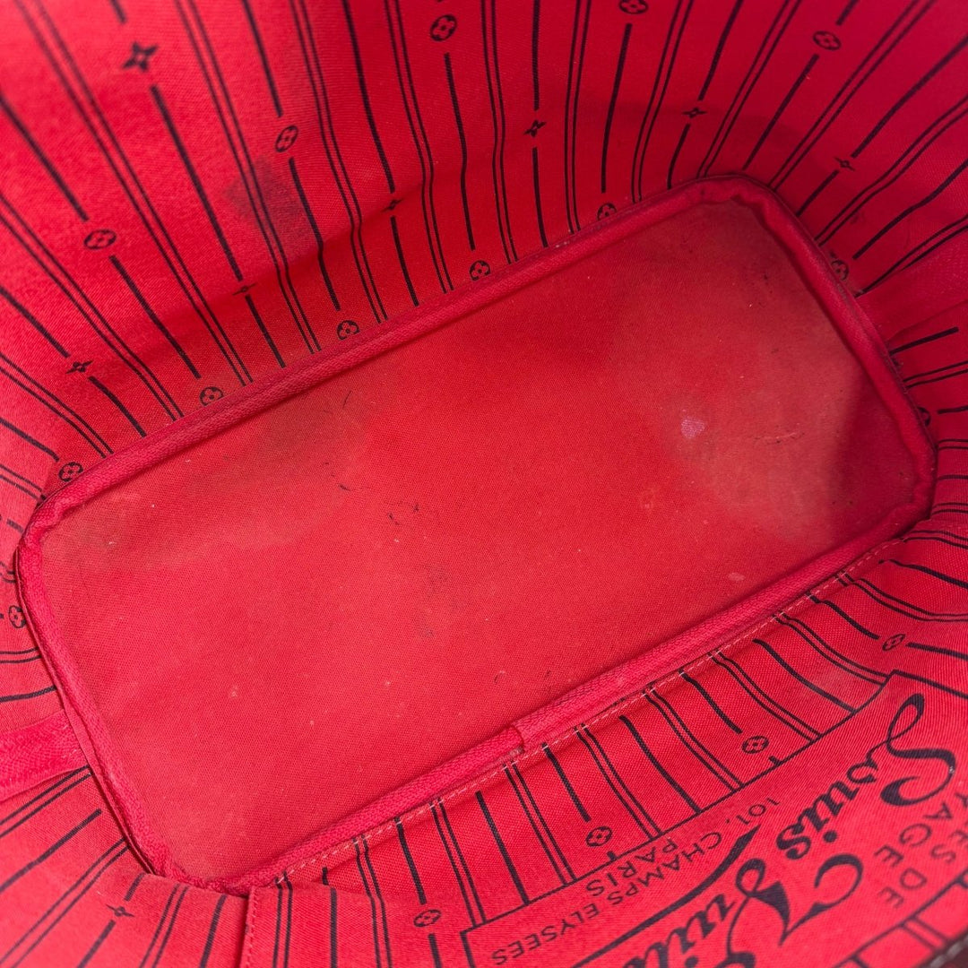 Louis Vuitton Brown Damier Neverfull MM Handbag - Lux Central