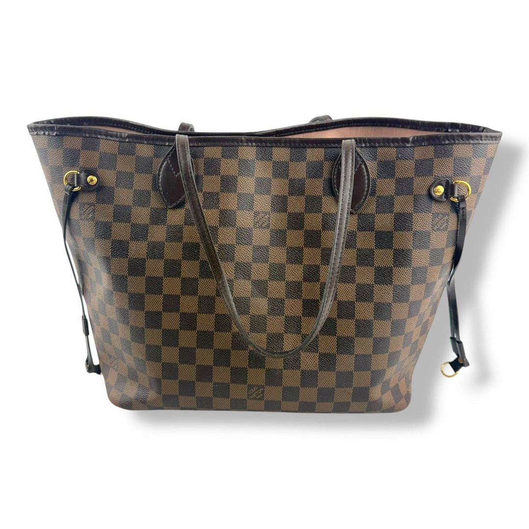 Louis Vuitton Brown Damier Neverfull MM Handbag - Lux Central