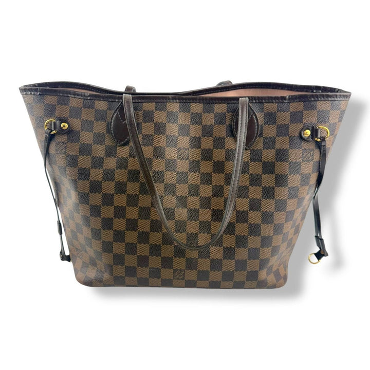 Louis Vuitton Brown Damier Neverfull MM Handbag - Lux Central