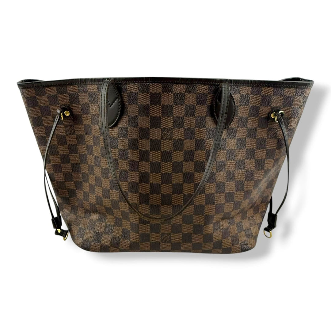 Louis Vuitton Brown Damier Neverfull MM Handbag - Lux Central