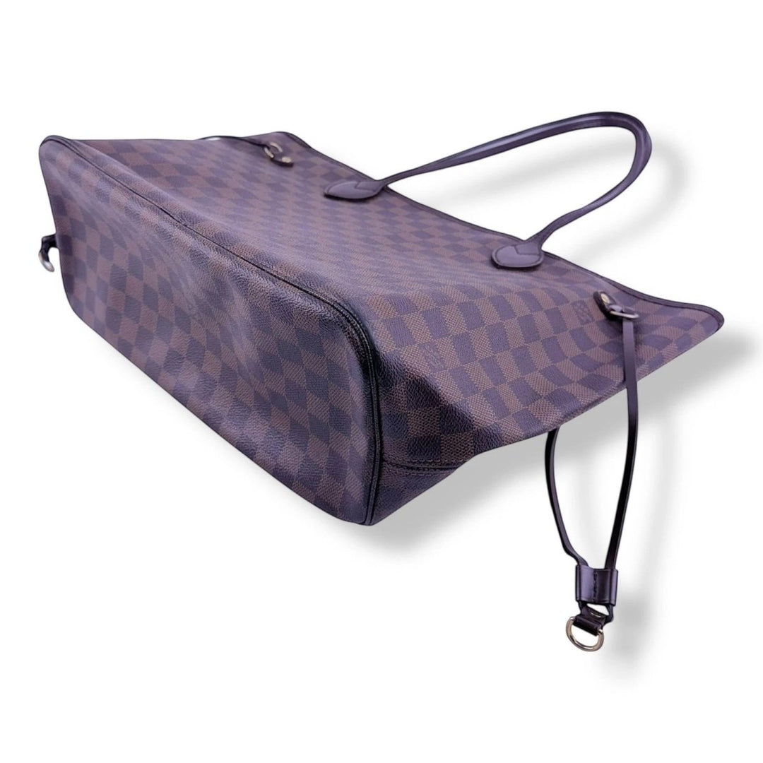 Louis Vuitton Brown Damier Neverfull MM Handbag - Lux Central