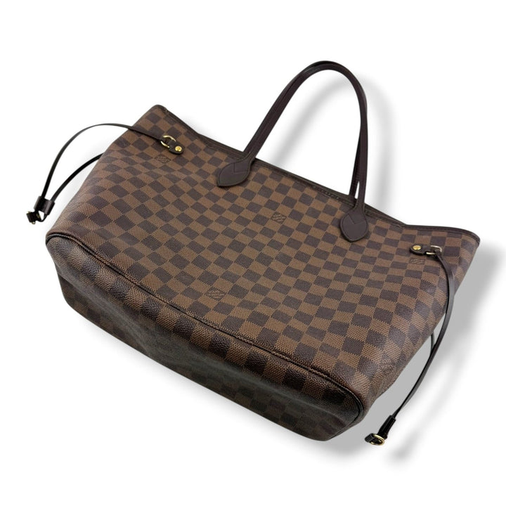 Louis Vuitton Brown Damier Neverfull MM Handbag - Lux Central