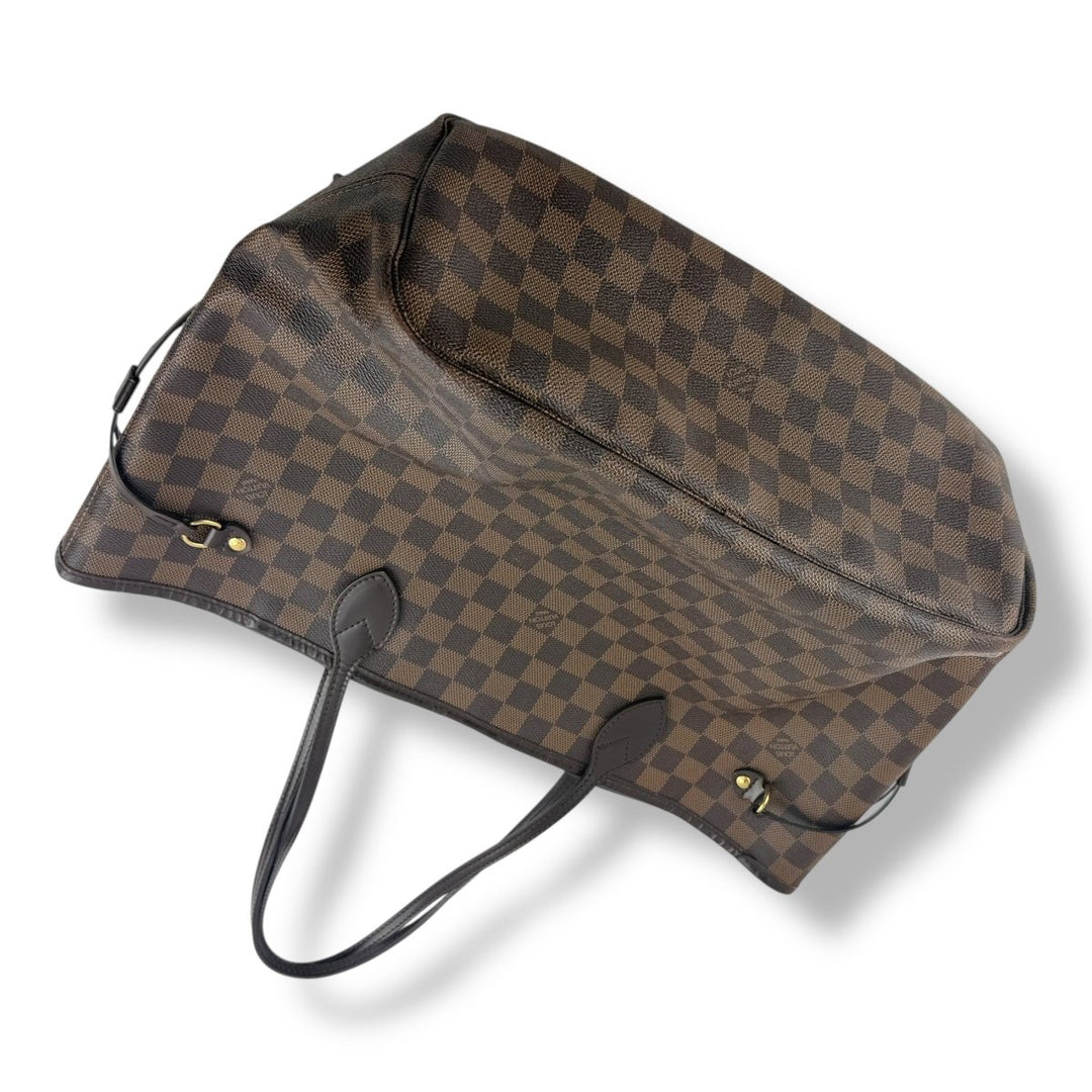 Louis Vuitton Brown Damier Neverfull MM Handbag - Lux Central