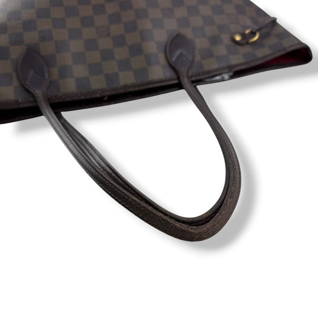 Louis Vuitton Brown Damier Neverfull MM Handbag - Lux Central